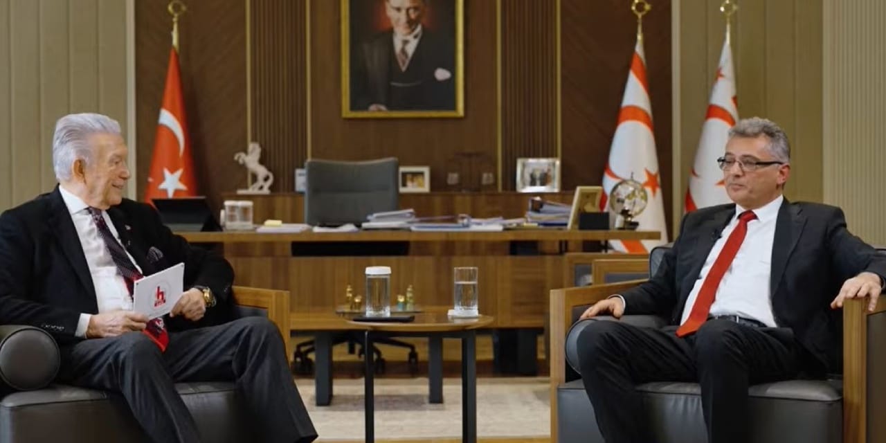 KKTC Cumhurbaşkanı Erhürman'dan Halk TV'ye çarpıcı açıklamalar