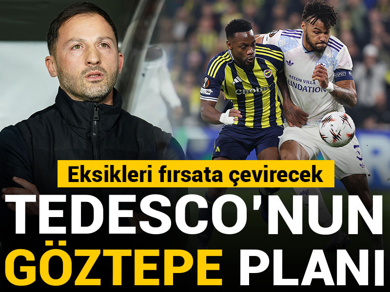 Tedesco'nun Göztepe planı ortaya çıktı