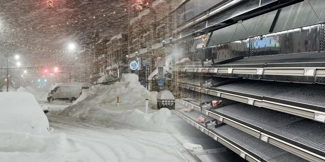Kar fırtınası ABD’yi vuracak! Herkes eve kapandı market rafları bomboş kaldı