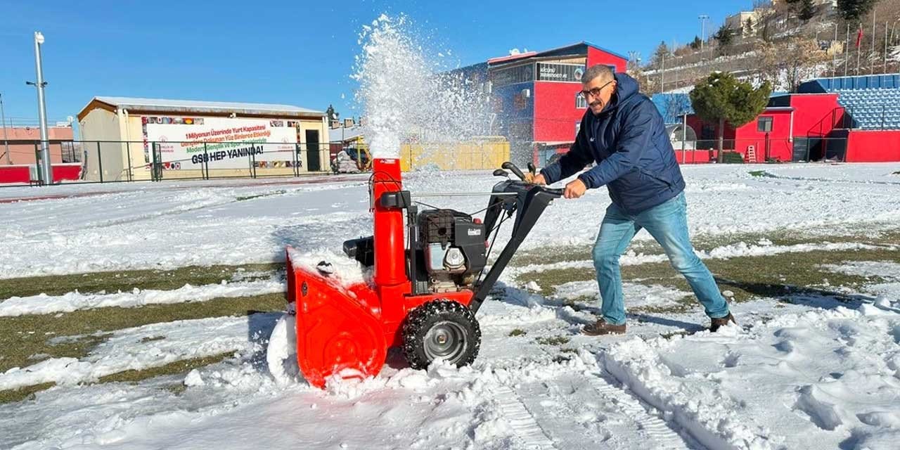 Kritik maça kar engeli: TFF iptal etti