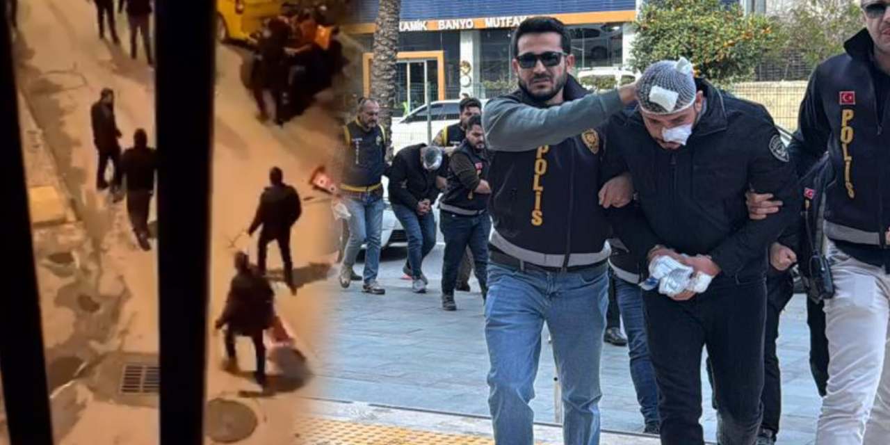 Birbirlerine bıçak ve zincirlerle saldırdılar! Hakim karşısına sargılarla çıktılar