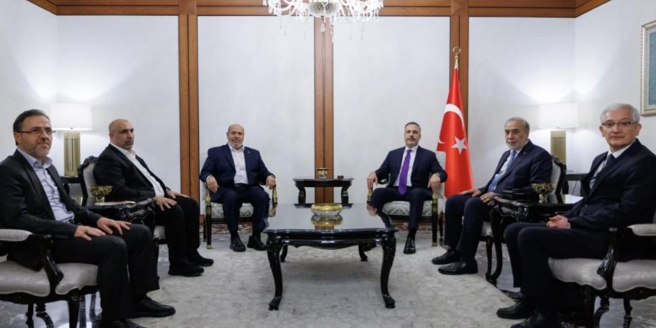 Hakan Fidan Hamas heyeti ile görüştü