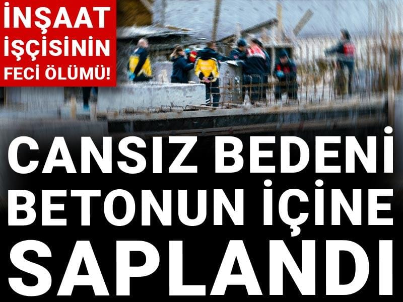 Bursa'da inşaatta çökme: 1 işçi yaşamını yitirdi
