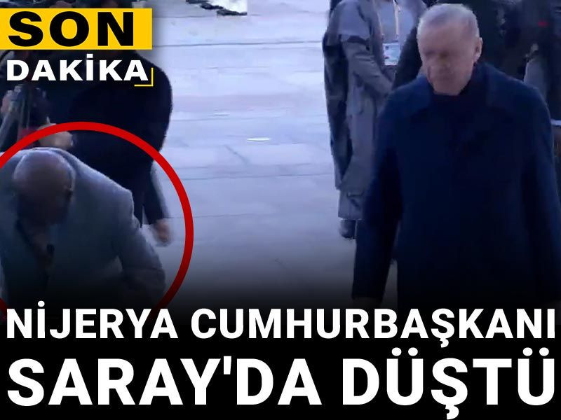 Son dakika | Nijerya Cumhurbaşkanı Saray'da düştü