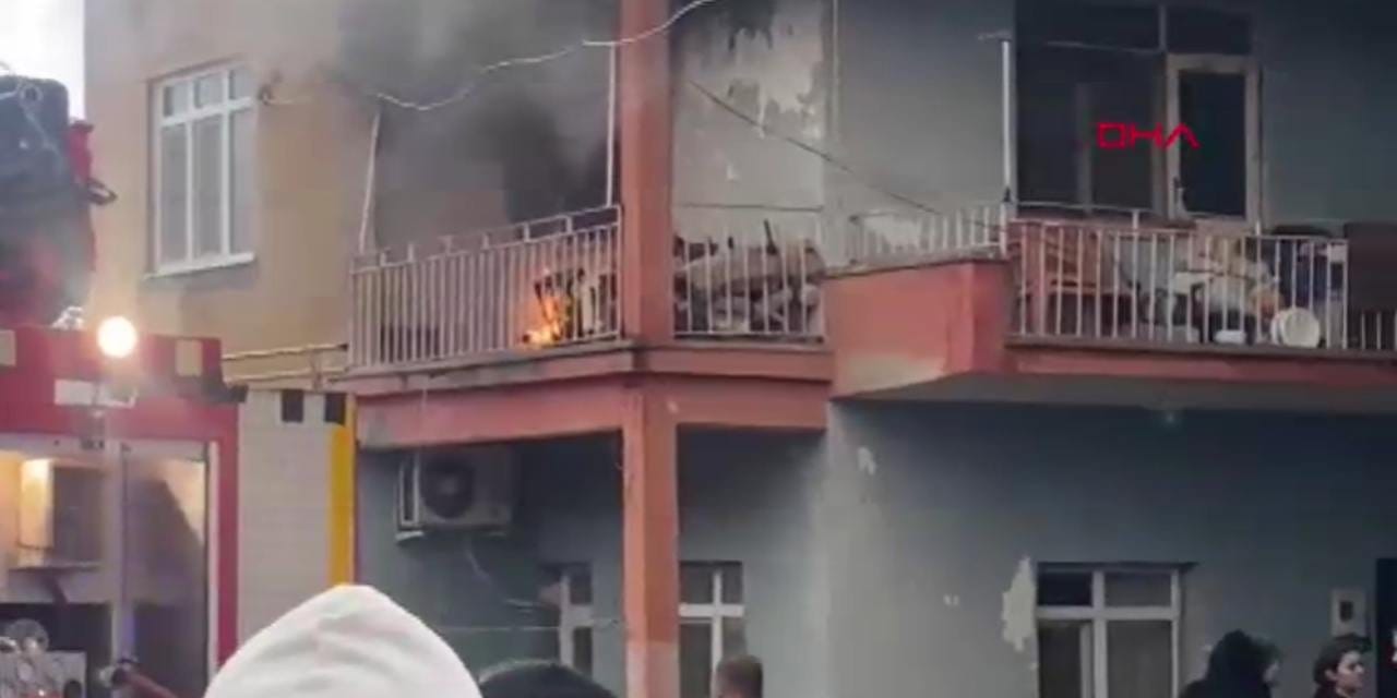 Gazipaşa'da yangın: 1 kişi yaralandı