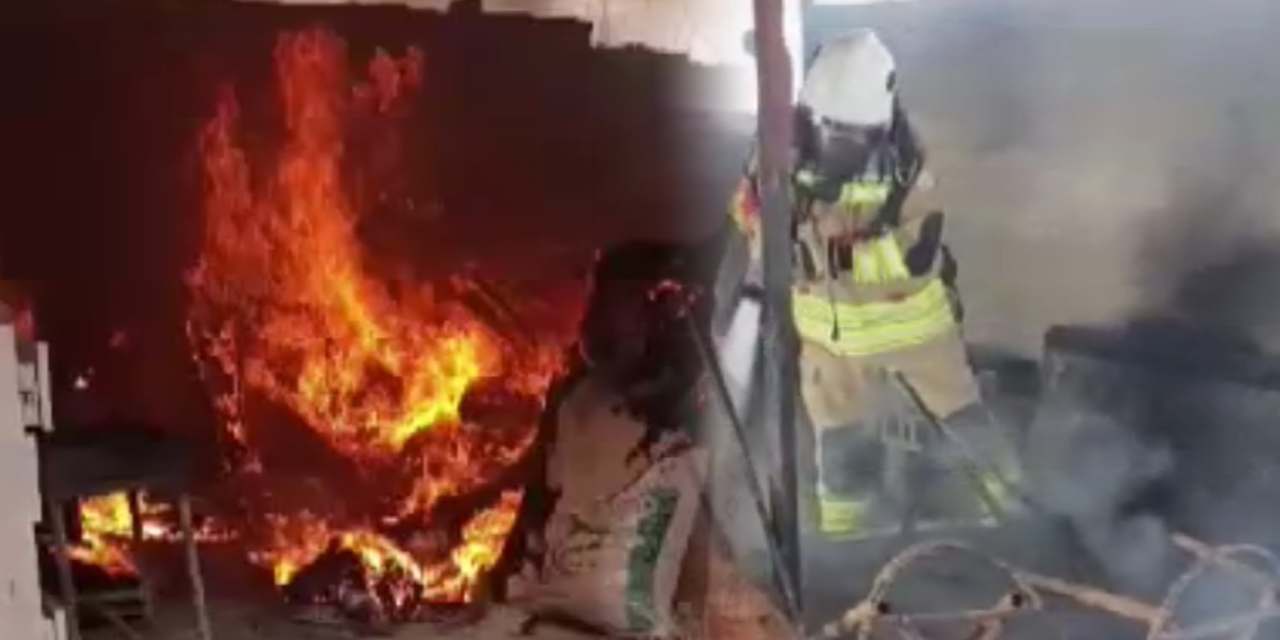 Hatay’da binanın çatısı alev alev yandı!