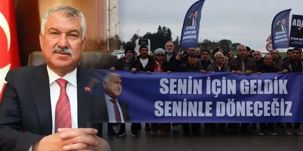 Zeydan Karalar’a destek için Adana’dan Silivri’ye akın ettiler!