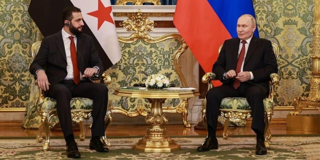 Putin Şara ile Moskova'da bir araya geldi: Suriye'de toprak bütünlüğü vurgusu