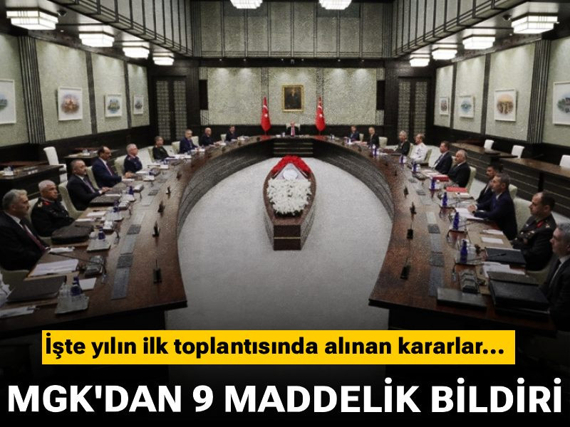 Yılın ilk MGK'sı sona erdi: İşte alınan kararlar...