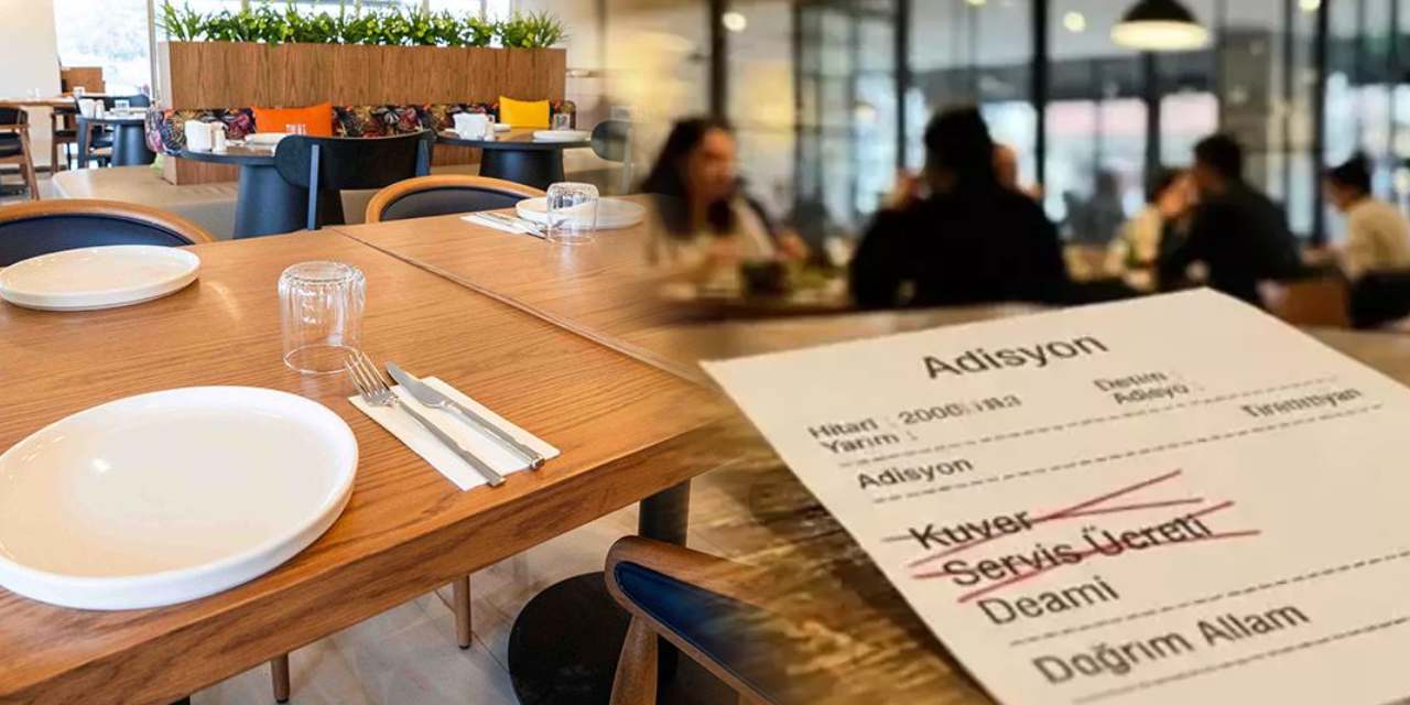 Restoranlardan kalkan servis ücreti zam olarak dönüyor