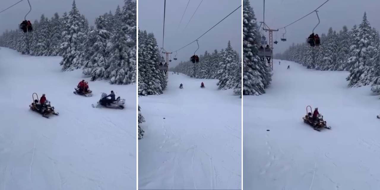 Son Dakika | Uludağ'da korku dolu anlar! Tatilciler metrelerce yüksekte mahsur kaldı