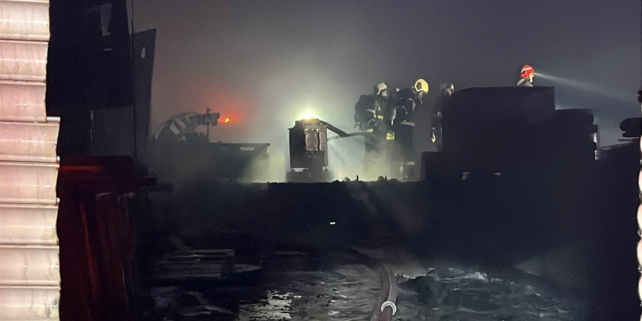 Kocaeli'de metal işleme tesisinde yangın!