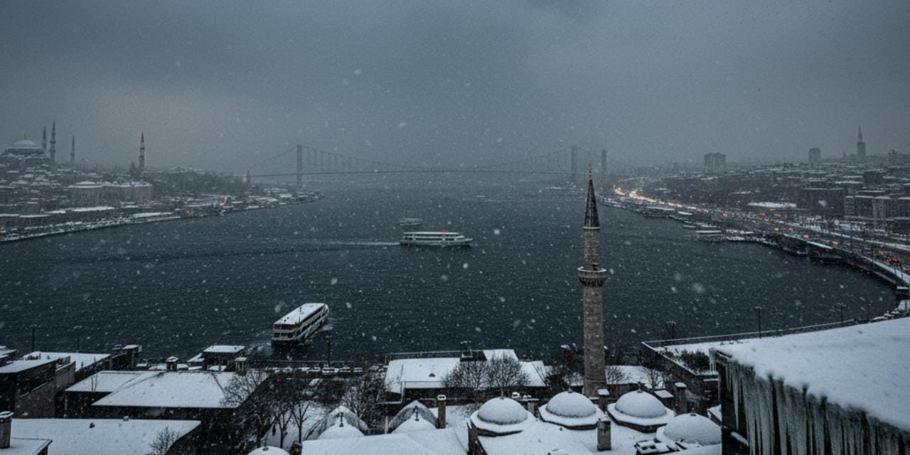 Meteorolojiden peş peşe uyarı! İstanbul’a kar geliyor, sıcaklık fena düşüyor