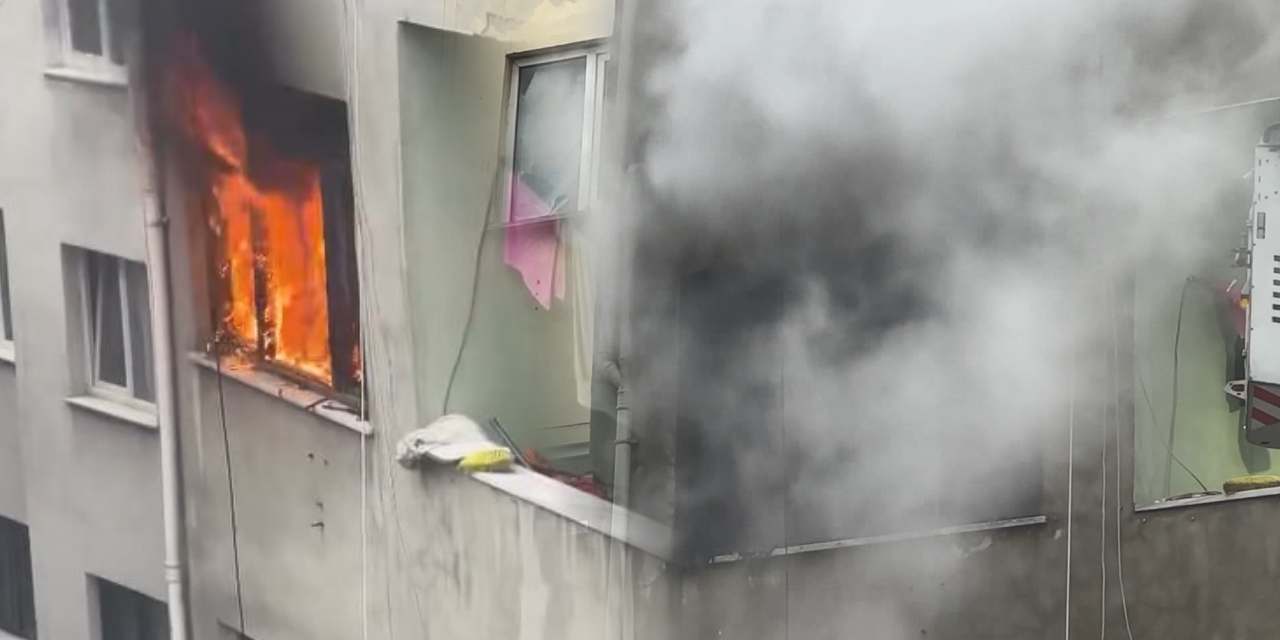 Şişli’de yangın paniği!