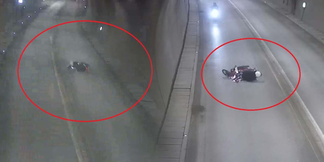 Tünelde metrelerce sürüklendi! Kazayı burnu bile kanamadan atlattı