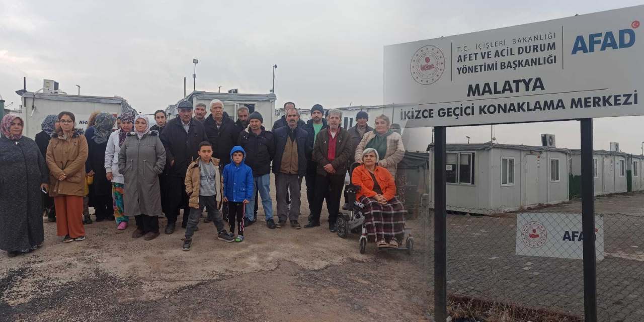 Depremzedelere kışın ortasında konteynerleri boşaltın talimatı!