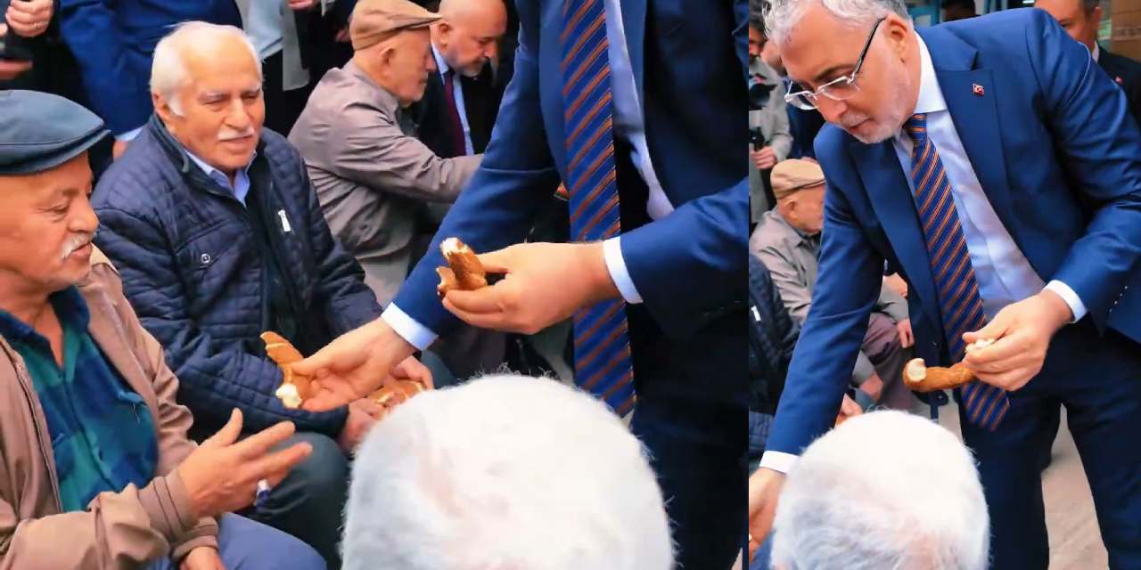 Bakan Işıkhan emekliye yarım simit verdi! Sosyal medya ayağa kalktı