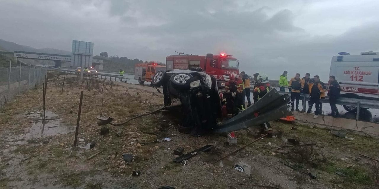 Aydın'da feci kaza! Yaşlı çift olay yerinde can verdi