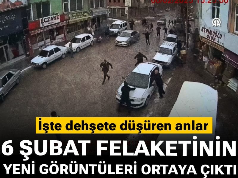 6 Şubat felaketinin yeni görüntüleri ortaya çıktı: İşte dehşete düşüren anlar