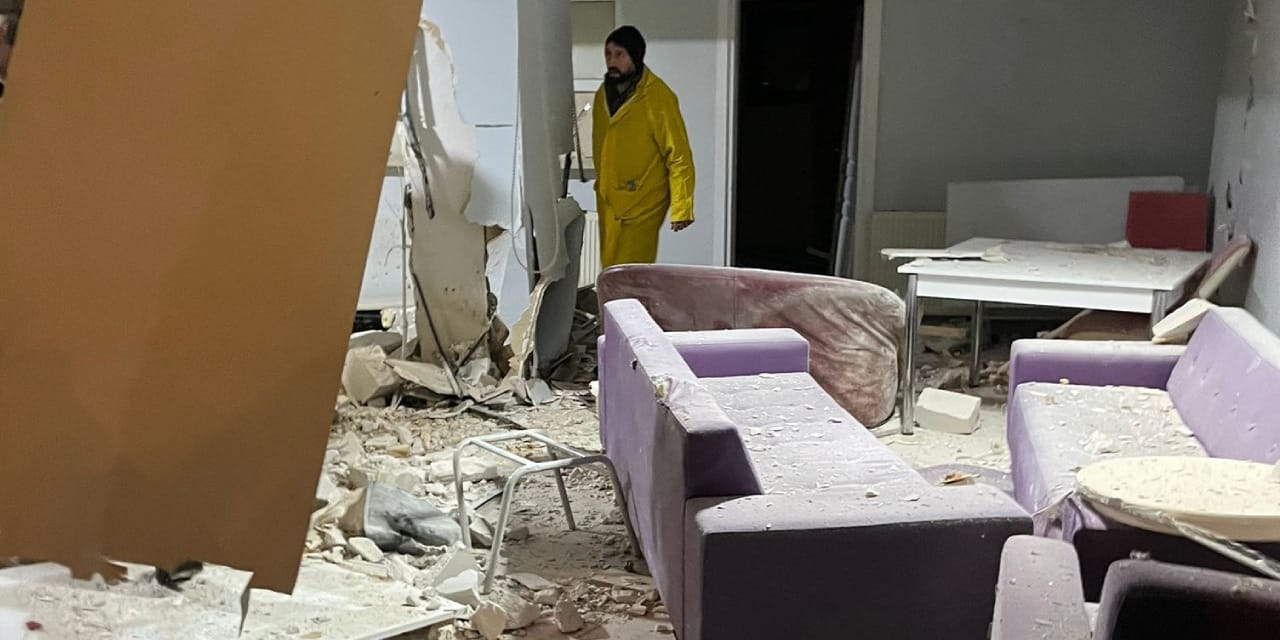 Kız öğrenci yurdunda korkutan patlama!