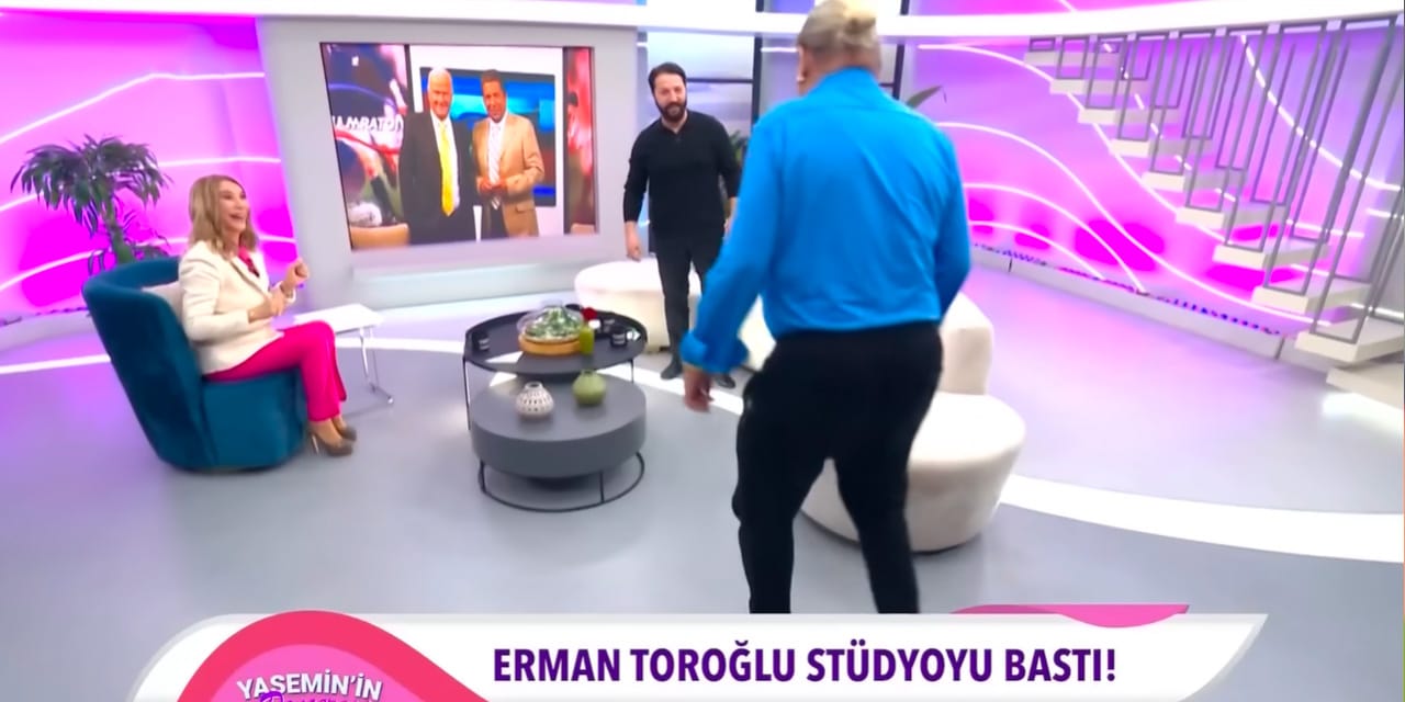 Erman Toroğlu dayanamadı: Stüdyoyu bastı