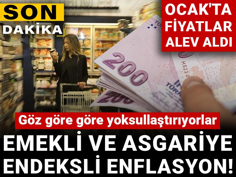 TÜİK yılın ilk enflasyonunu açıkladı