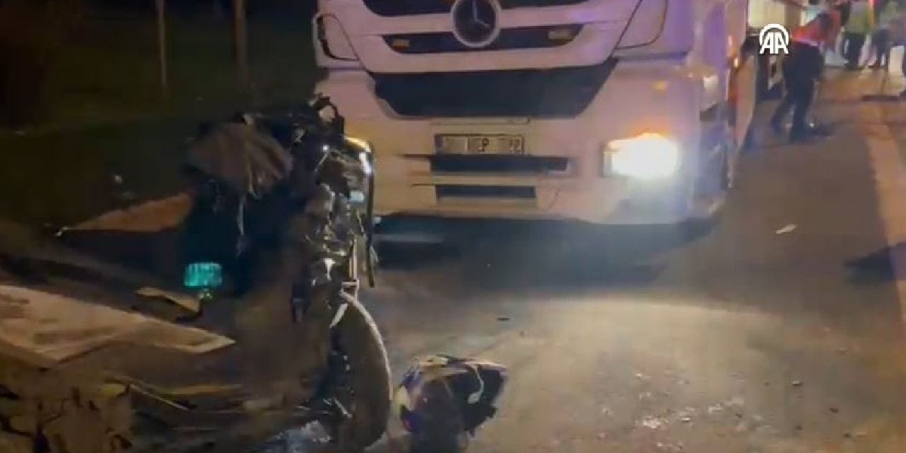 İstanbul Başakşehir'de motosiklet kazası: 1 ölü
