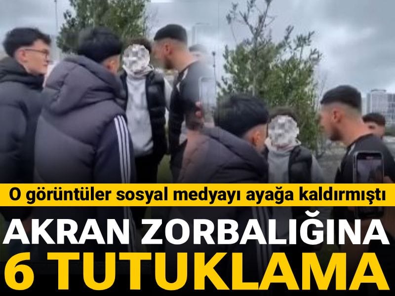 O görüntüler sosyal medyayı ayağa kaldırmıştı: Akran zorbalığına 6 tutuklama