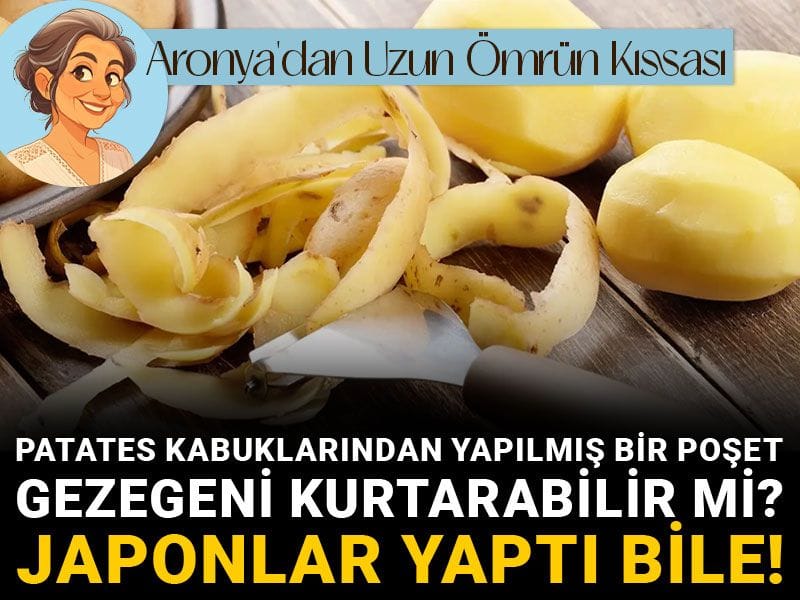 Patates kabuklarından yapılmış bir poşet gezegeni kurtarabilir mi? Japonlar yaptı bile!