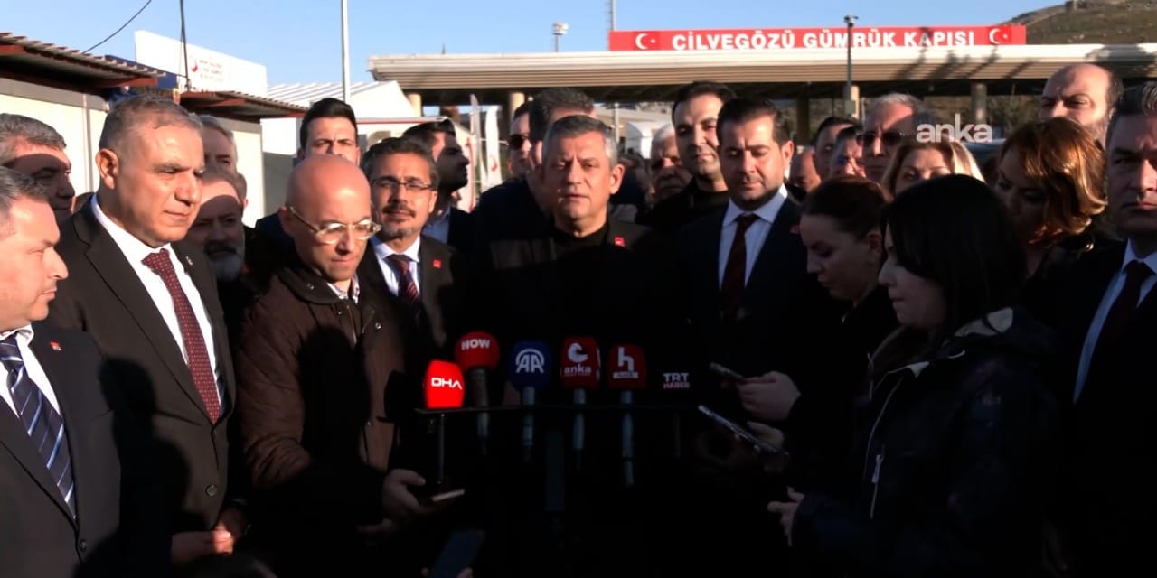 Özgür Özel'den Cilvegözü Sınır Kapısı'nda önemli açıklamalar: Suriye'de varılan mutabakattan memnunuz