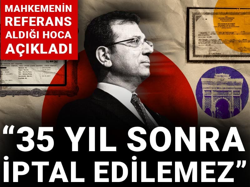 Diploma iptal kararına referans gösterilen profesör: 35 yıl sonra iptal edilemez
