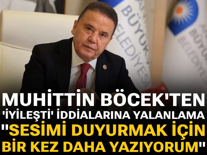 Muhittin Böcek'ten 'iyileşti' iddialarına yalanlama: İleri derecede uyku apnesi teşhisi kondu