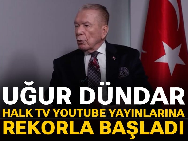 Uğur Dündar Halk TV YouTube yayınlarına rekorla başladı