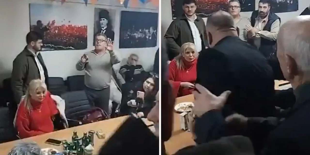 AKP toplantısında "Sen kimsin ulan" kavgası! "Basına yansısın yakarım"