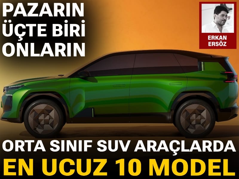 Pazarın üçte biri onların: Orta sınıf SUV araçlarda en ucuz 10 model