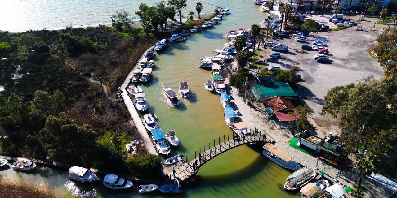 Sakin şehir'de denizin rengi kahverengiye döndü