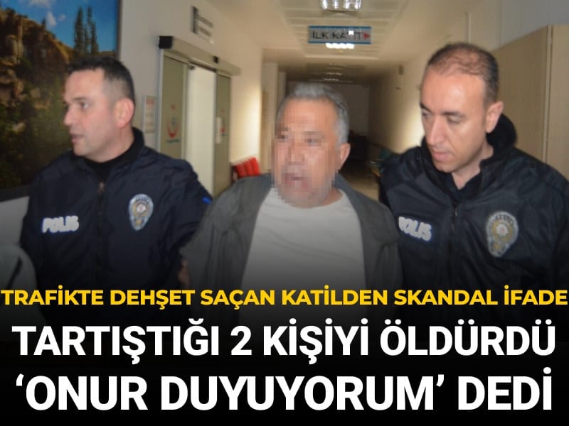 Niğde'de trafik dehşeti: Tartıştığı iki kişiyi silahla katletti