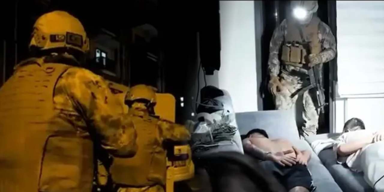 Haraç çetesine şafak operasyonu! Karargahları 5 yıldızlı otelin terası çıktı