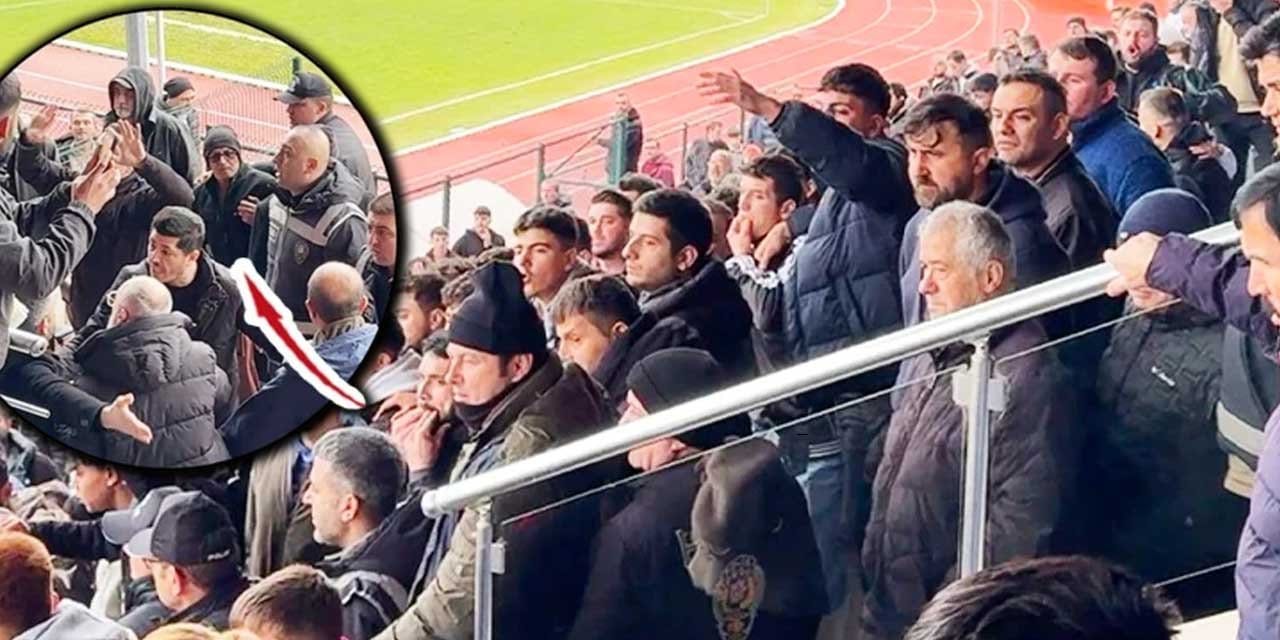 Basın tribününde kaos çıktı: Protesto kavgaya dönüştü