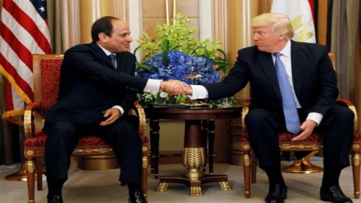 Trump'tan şaşırtan Sisi yorumu! "Hani benim diktatörüm?"