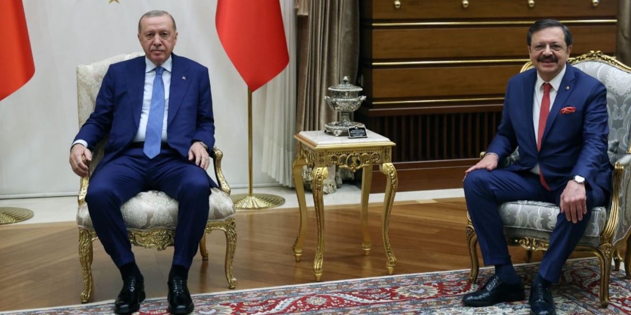 TOBB Başkanı'ndan Erdoğan'a ziyaret