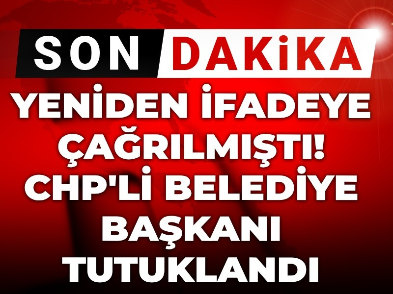 Son dakika| CHP'li Görele Belediye Başkanı Dede tutuklandı