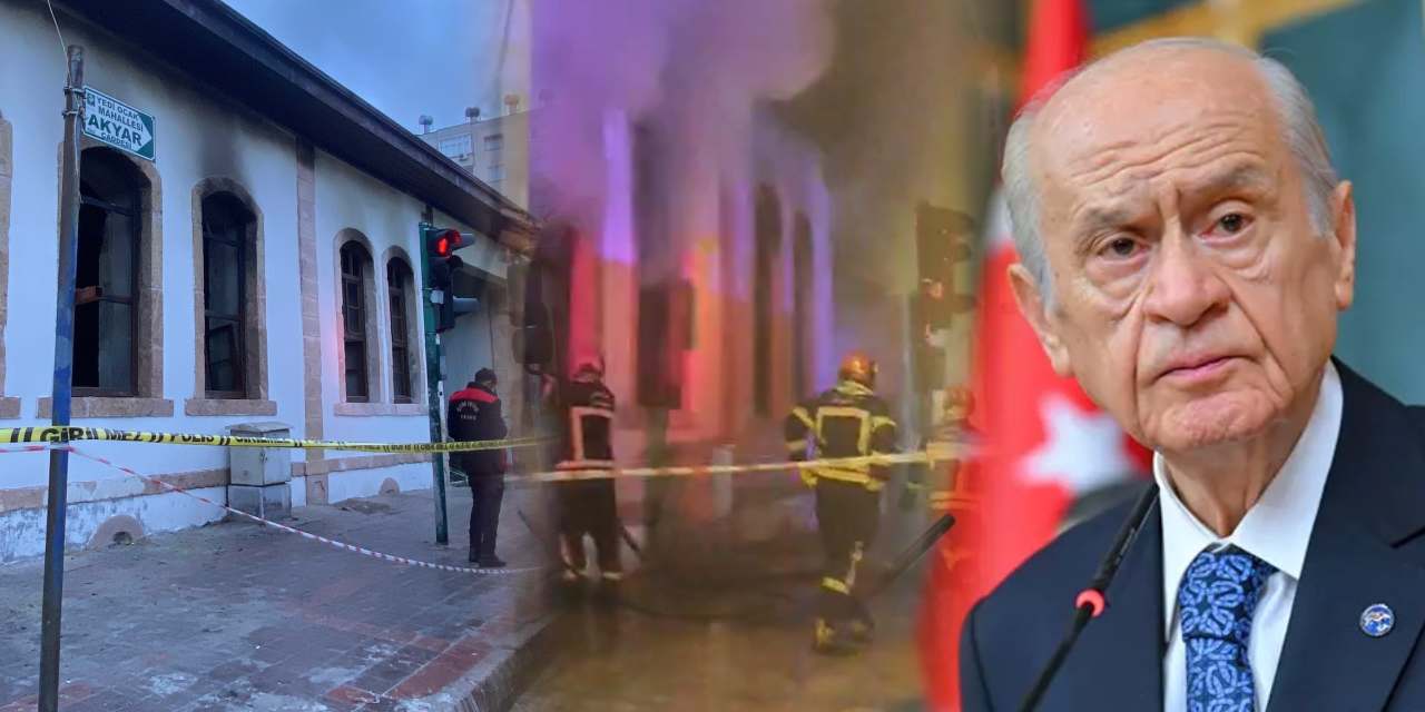 Devlet Bahçeli'nin okulu yandı!