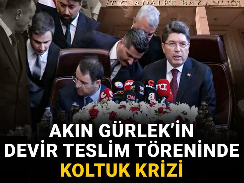 Son dakika | Adalet Bakanlığı'ndaki devir teslimde koltuk krizi