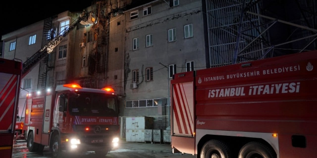 İstanbul’da peş peşe iş yeri yangınları