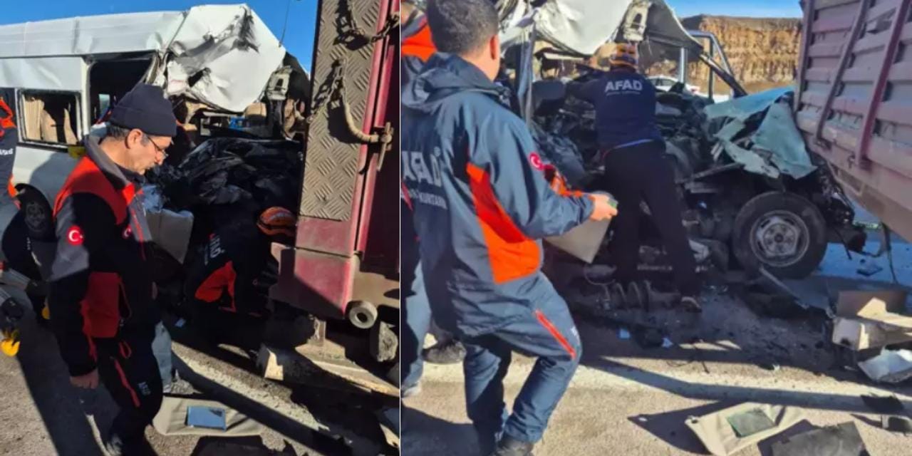 Okul servisiyle TIR çarpıştı: Ölü ve yaralılar var