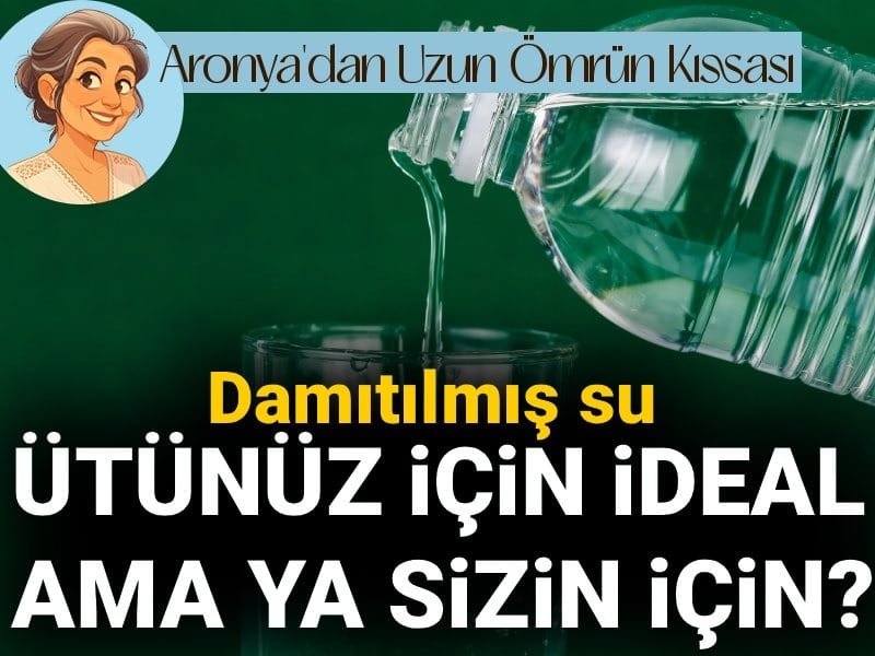 Damıtılmış su: Ütünüz için ideal ama ya sizin için?