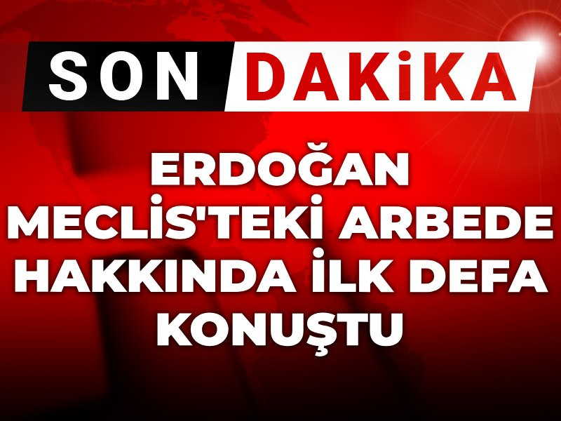 Son dakika | Erdoğan Meclis'teki arbede hakkında ilk defa konuştu