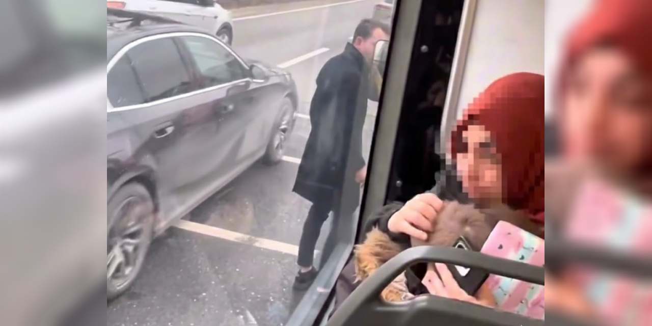 Üsküdar'da İETT otobüsüne saldırı: Korkan çocuğu annesi böyle teselli etti