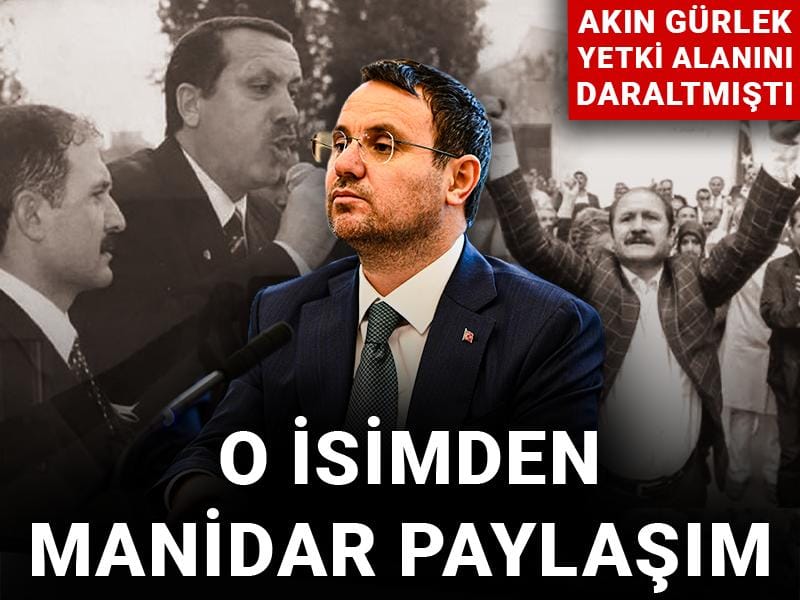 Akın Gürlek’in yetki alanını daralttığı isimden manidar paylaşım